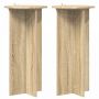 Augalų stovas 2 pcs Sonoma ąžuolas 40 x 40 x 80 cm