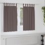 Užuolaidos su žiedais, blokuojančios šviesą 2 pcs Tamsiai rudas
