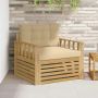 Lauko sofa Poliesteris Balta ir smėlio