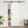 Slankios durys Balta 83 x 232 cm Pušies medienos masyvas