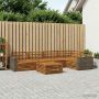 Lauko sofos komplektas 6 pcs Natūrali 79 x 79 x 37 cm