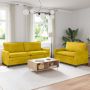 Sofos komplektas 2 pcs Geltona Aksomas