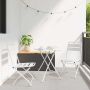 Bistro komplektas 3 pcs Balta Plienas
