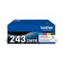 Brother TN-243CMYK, Toner Value Pack | Brother TN243CMYK | Brother TN243CMYK Value Pack - 4-pack - black, yellow, cyan, magenta - original - toner cartridge | Toner cartridge | Black, yellow, cyan, magenta