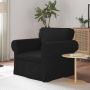 Sofa Juoda 215 x 82 x 80 cm audinys