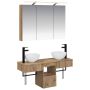 Vonios spintos komplektas 4 pcs 100 x 14,5 x 70 cm