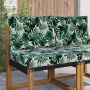 Lauko sofa pagalvėlė 2 pcs Lapų raštas Poliesteris