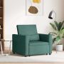 Ištraukiamas sofa-lova vienvietis su ratu Tamsiai žalia audinys