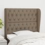 Galvūgalis su auselėmis, taupe, 93x23x118/128cm, audinys