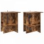 Kavos staliukas 2 pcs Dūminio ąžuolo 40 x 30 x 49 cm