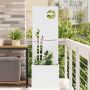 Sodo privatumo ekranas „Fretwork“ Balta 50 x 140 cm