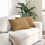 Sofa Pagalvės 2 pcs Ruda 60 x 40 cm Kordūrinis audinys