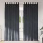 Užtemdymo užuolaidos 2 pcs Šviesiai pilka 140 x 245 cm Aksomas
