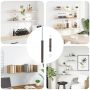 Svorio lentynų laikikliai 12 pcs Smėlio Ø12 x 190 mm Plienas