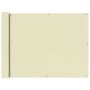 Balkono pertvara, Oksfordo audinys, 90x600 cm, kremo sp.