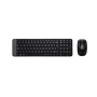 Logitech | Combo Wireless Keyboard and Mouse | MK220 | Keyboard and Mouse | Wireless | Mouse included | US | N/A | Black