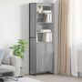 Aukšti spintelės 2 pcs Pilkas Sonoma 60 x 36 x 200 cm