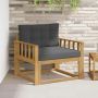 Lauko Vidurinis Sofa Poliesteris Balta