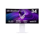 LG | 34GX90SA-W | 34  | OLED | 21:9 | 240 Hz | 1 ms | 3440 x 1440 pixels | 250 cd/m² | HDMI ports quantity 2 | White