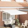 Ištraukiama markizė Balta 350 x 250 cm Poliesteris ir aliuminis