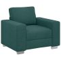 Sofa Tamsiai žalia 100 x 80 x 82 cm audinys