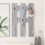 Prikabinamas paltas su saugykla Pilkas Sonoma 65 x 3 x 100 cm