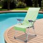 Lauko Kėdžių Rankšluosčiai 2 pcs Žalia 130 x 60 cm
