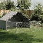 Lauko voljeras šunims su aptvaru, 5x3x1,9m, plienas