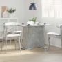 Valgomojo stalas Betono pilka 110 x 60 x 75 cm Apdirbta mediena