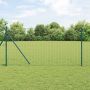 Tvora su stulpais Žalia 1 x 25 m Plienas ir PVC