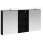 Vonios spintos komplektas su lentyna 3 pcs 140 x 14,5 x 70 cm