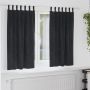 Užtemdymo užuolaidos 2 pcs Juoda 140 x 175 cm Aksomas