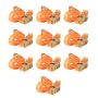 Reketo tvirtinamieji dirželiai, 10vnt., oranžiniai, 6mx25mm