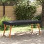Stalo uždengimas Paprastas Juoda 102 x 202 x 15 cm audinys