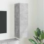 TV sieninė spintelė Betoninė 30 x 31 x 100 cm Apdirbta mediena