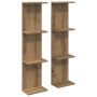 Sieninė lentyna 2 pcs Artisano ąžuolo 25 x 15 x 100 cm