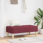 suoliukas su pagalve Vyno raudona 113 x 57 x 39 cm audinys