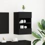 TV spintelių komplektas Juoda 40 x 30 x 60,5 cm