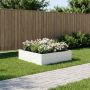 Sodo vazonas Balta 80 x 80 x 30 cm Šaltai valcuotas plienas
