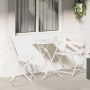 Sodo Bistro Rinkinys 3 pcs Balta Plienas