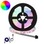 LED juosta 2 pcs Juoda ir permatoma 900 mm Varis ir plastikas