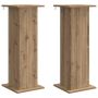 Augalų stovas 2 pcs Artisano ąžuolo 30,5 x 30 x 80,5 cm