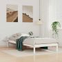 Lovos rėmas su šoninėmis stalelėmis Balta 80 x 210 cm