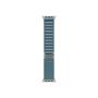 Apple 49mm Light Blue Alpine Loop - Large - Natural Titanium Finish | Apple