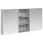 Vonios spintos komplektas su lentyna 3 pcs 140 x 14,5 x 70 cm