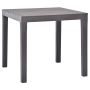 Sodo stalas, moka spalvos, 78x78x72cm, plastikas