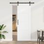 Slankios durys Balta 83 x 232 cm Pušies medienos masyvas