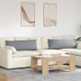Sofa Pagalvės 2 pcs Šviesiai pilka 120 x 40 cm audinys