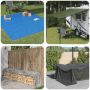 Tent su kilpom Žalia 4 x 6 m 260 gsm PE