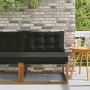 Lauko Vidurinis Sofa Kietos akacijos mediena Natūrali